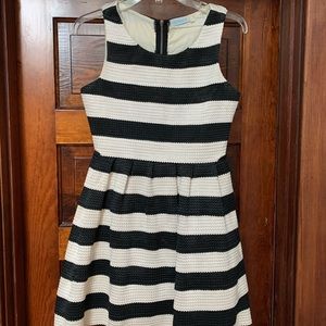 Black and White Striped Jun & Ivy Dress